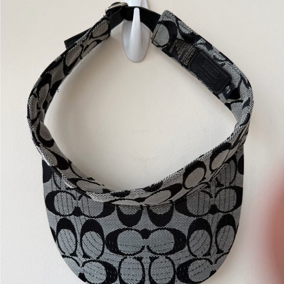 Coach Accessories - Stylish Black and Gray Women's Visor